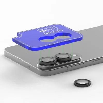 Araree Samsung S25 Edge Metal Ring Camera Lens - Clear